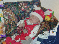 First Christmas Sack Out Closeup B.jpg (21573 bytes)